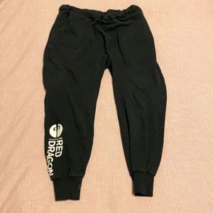 Size small Red Dragons RDS 3/4 cotton sweatpants